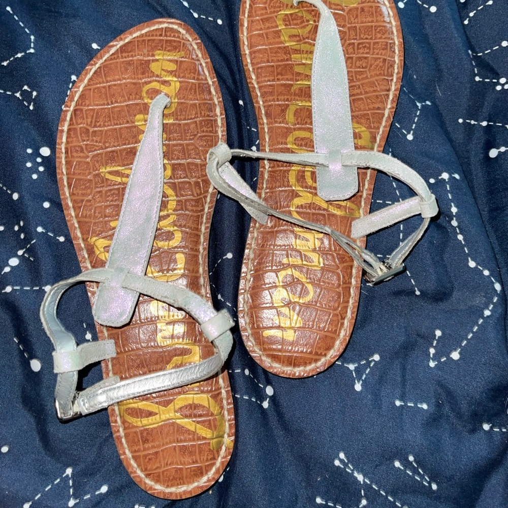 Iridescent Sandals